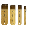 Natural hair painting brush